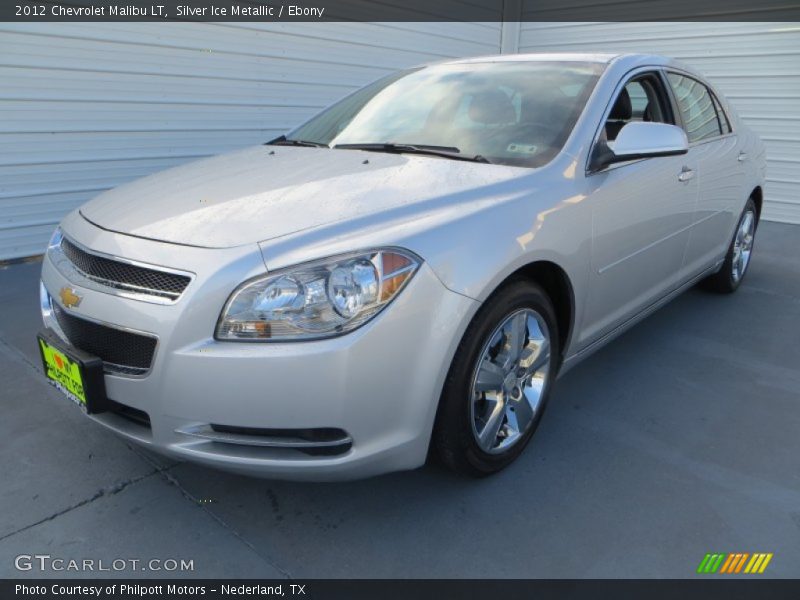 Silver Ice Metallic / Ebony 2012 Chevrolet Malibu LT