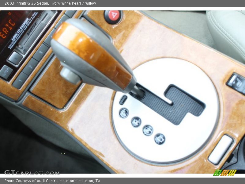 Ivory White Pearl / Willow 2003 Infiniti G 35 Sedan