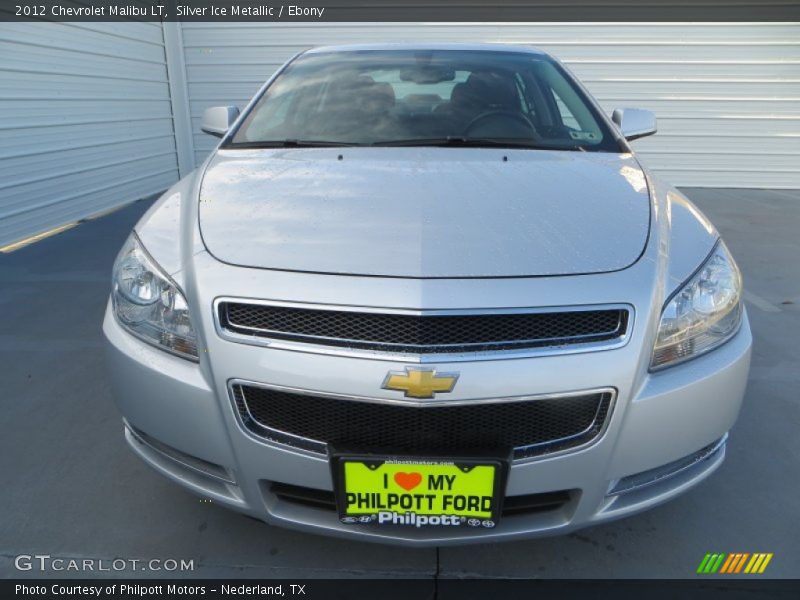 Silver Ice Metallic / Ebony 2012 Chevrolet Malibu LT