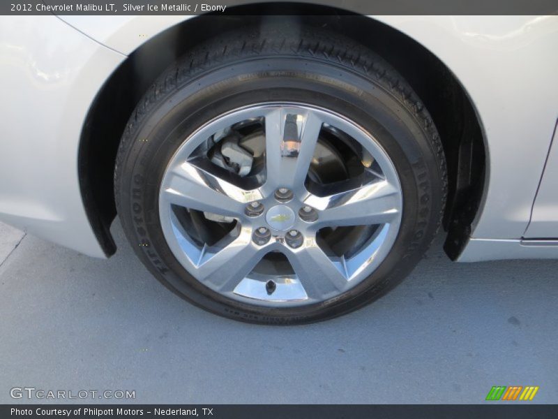 Silver Ice Metallic / Ebony 2012 Chevrolet Malibu LT