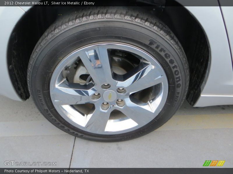 Silver Ice Metallic / Ebony 2012 Chevrolet Malibu LT