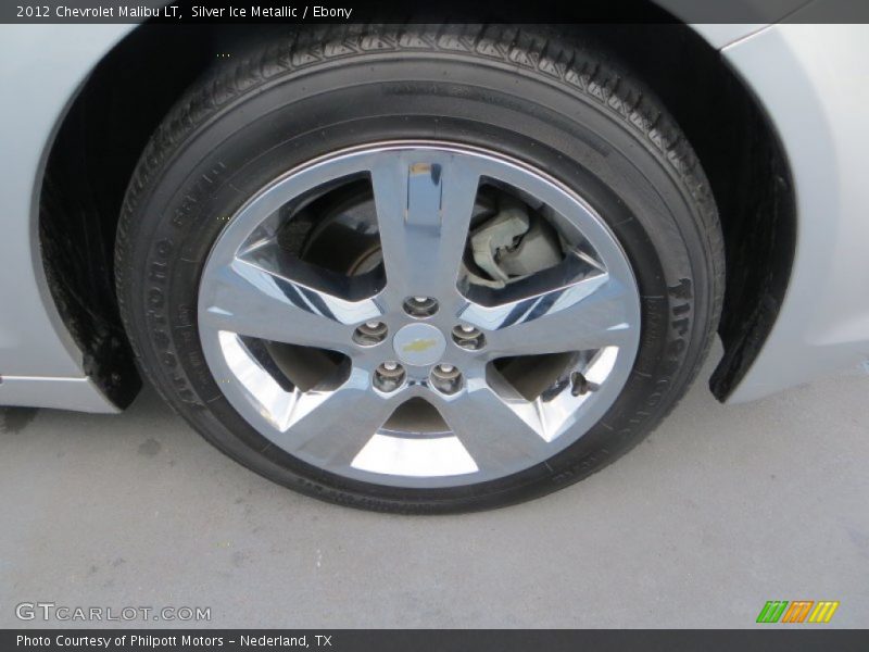 Silver Ice Metallic / Ebony 2012 Chevrolet Malibu LT