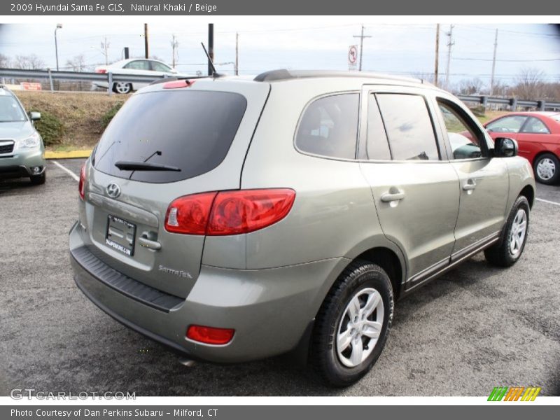 Natural Khaki / Beige 2009 Hyundai Santa Fe GLS