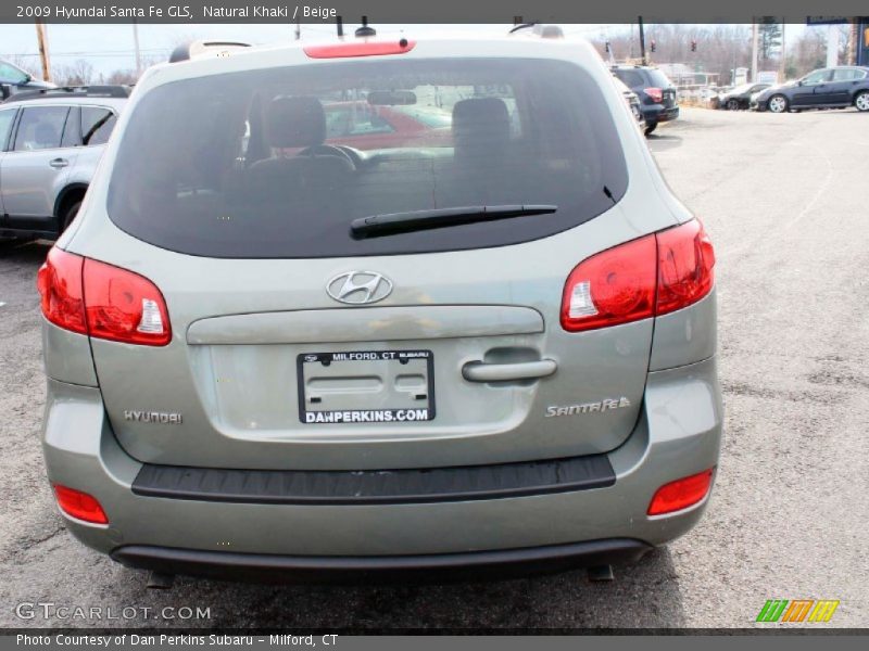 Natural Khaki / Beige 2009 Hyundai Santa Fe GLS
