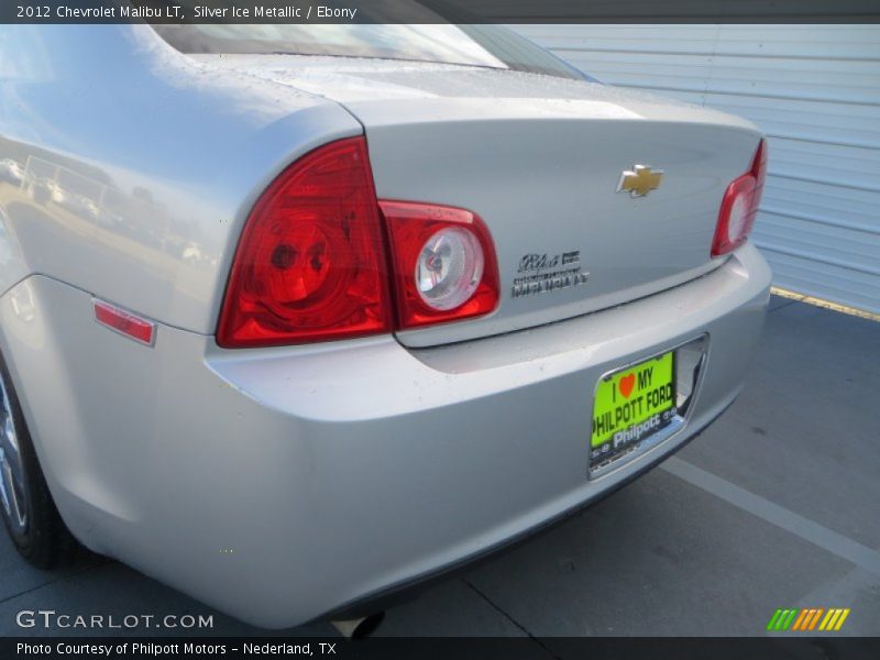Silver Ice Metallic / Ebony 2012 Chevrolet Malibu LT