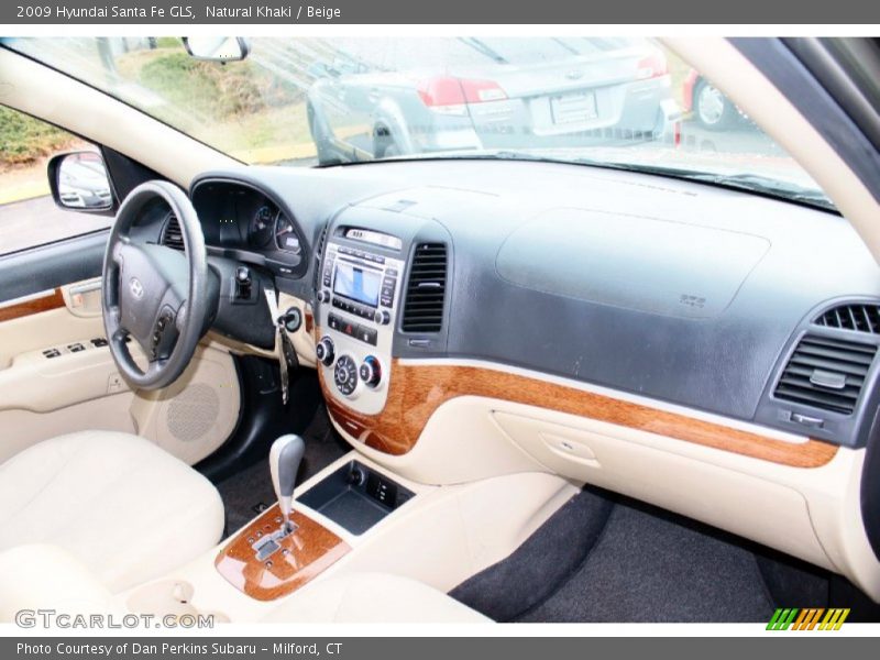 Natural Khaki / Beige 2009 Hyundai Santa Fe GLS