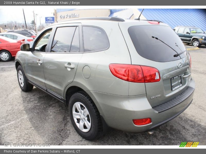 Natural Khaki / Beige 2009 Hyundai Santa Fe GLS