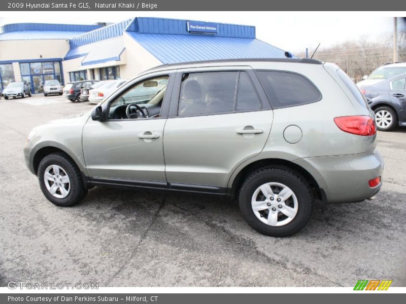 Natural Khaki / Beige 2009 Hyundai Santa Fe GLS