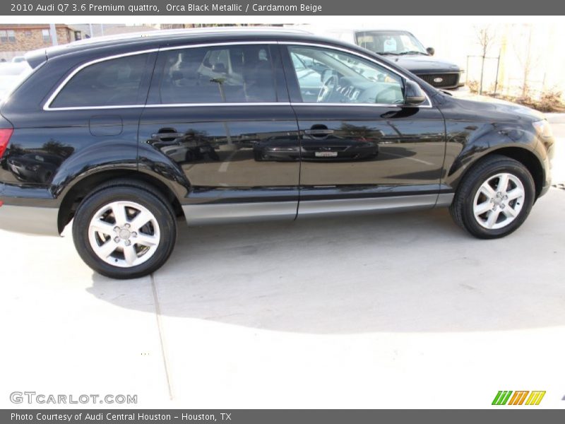 Orca Black Metallic / Cardamom Beige 2010 Audi Q7 3.6 Premium quattro