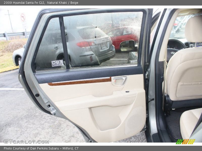 Natural Khaki / Beige 2009 Hyundai Santa Fe GLS