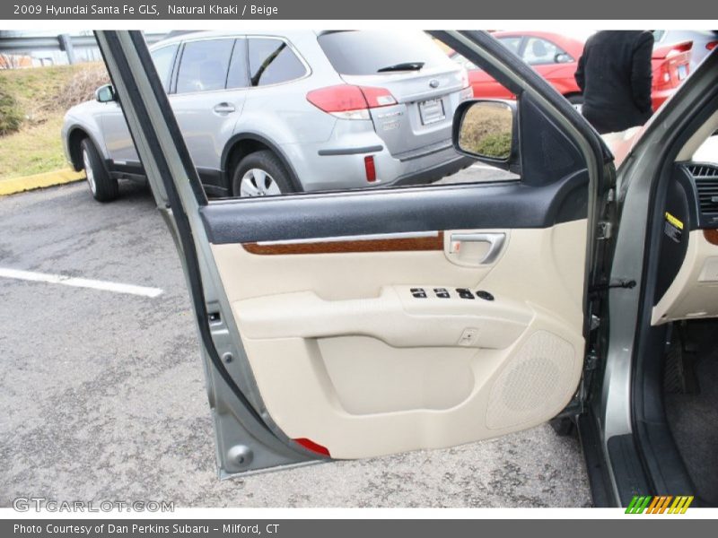 Natural Khaki / Beige 2009 Hyundai Santa Fe GLS