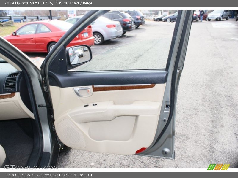 Natural Khaki / Beige 2009 Hyundai Santa Fe GLS