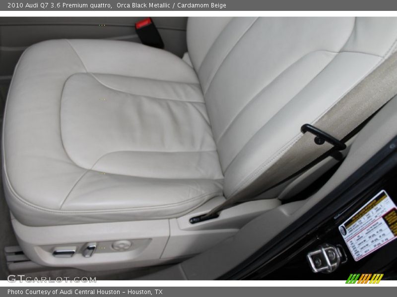 Orca Black Metallic / Cardamom Beige 2010 Audi Q7 3.6 Premium quattro