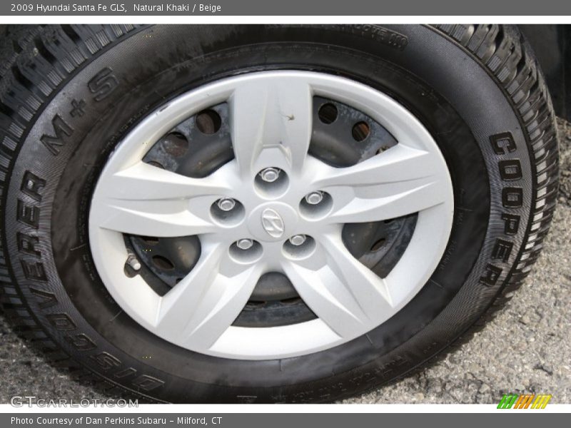 Natural Khaki / Beige 2009 Hyundai Santa Fe GLS