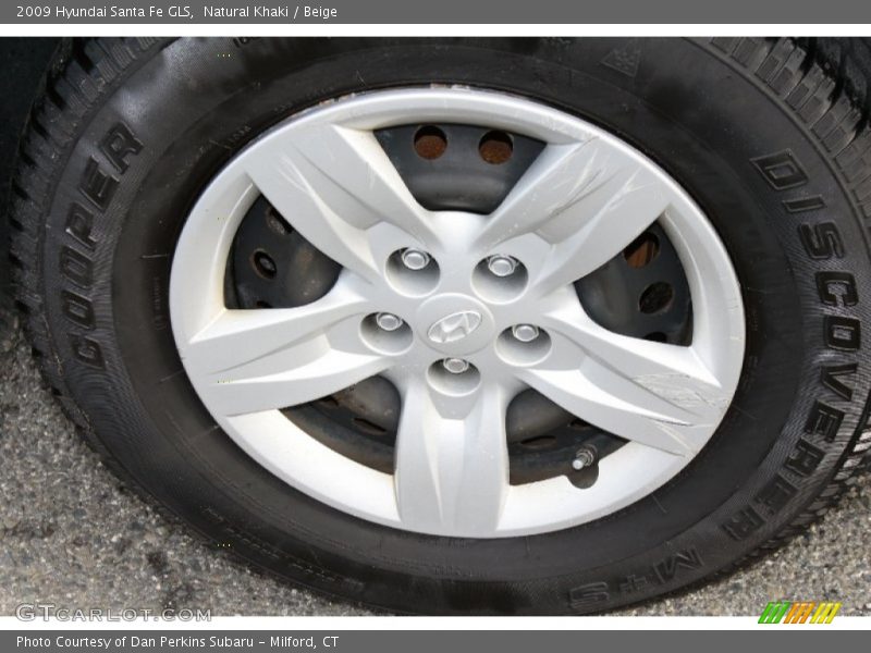 Natural Khaki / Beige 2009 Hyundai Santa Fe GLS