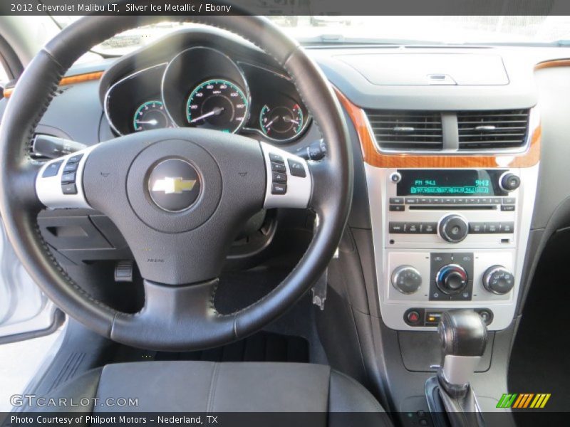 Silver Ice Metallic / Ebony 2012 Chevrolet Malibu LT