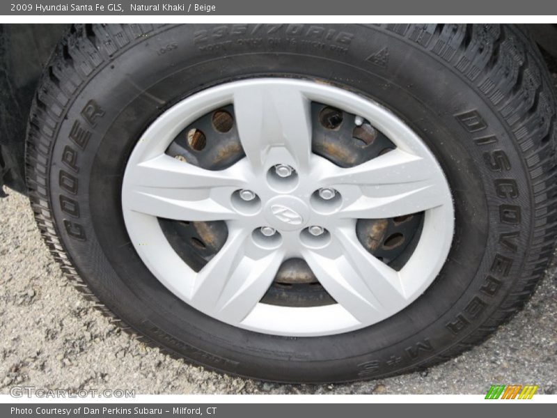 Natural Khaki / Beige 2009 Hyundai Santa Fe GLS