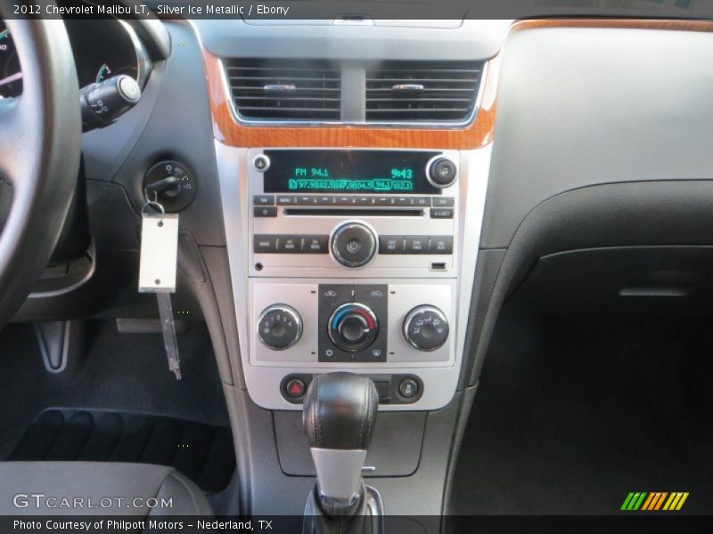 Silver Ice Metallic / Ebony 2012 Chevrolet Malibu LT