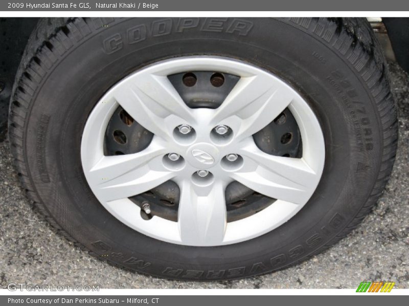 Natural Khaki / Beige 2009 Hyundai Santa Fe GLS