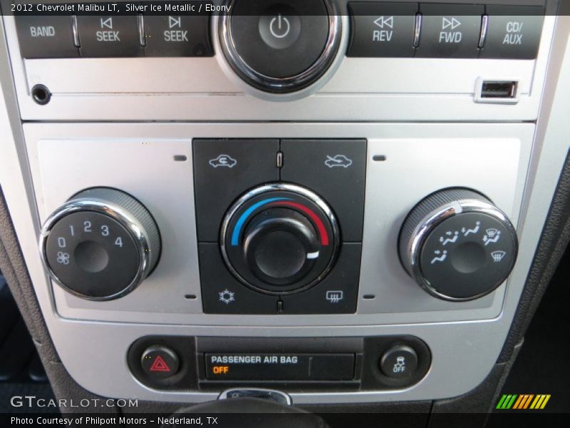 Silver Ice Metallic / Ebony 2012 Chevrolet Malibu LT
