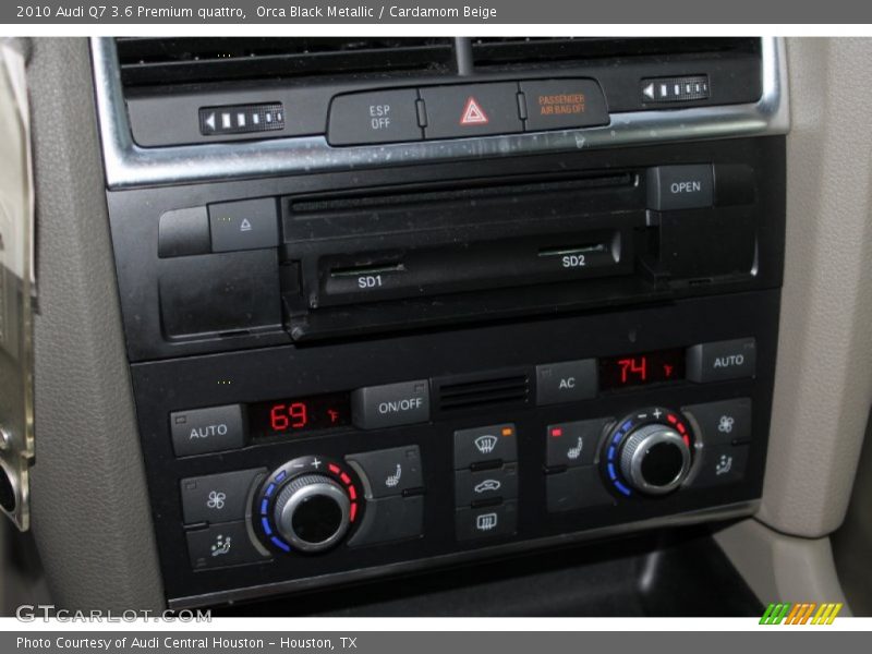 Controls of 2010 Q7 3.6 Premium quattro