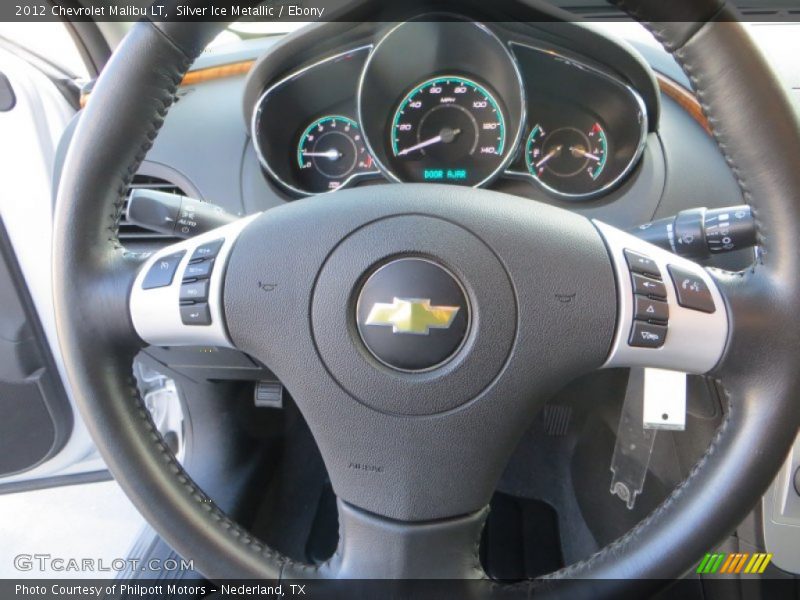 Silver Ice Metallic / Ebony 2012 Chevrolet Malibu LT