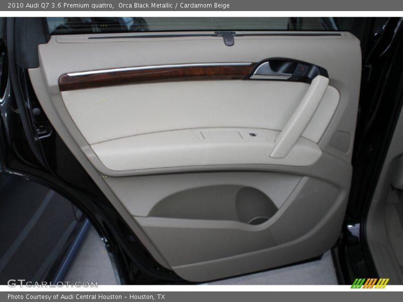 Orca Black Metallic / Cardamom Beige 2010 Audi Q7 3.6 Premium quattro