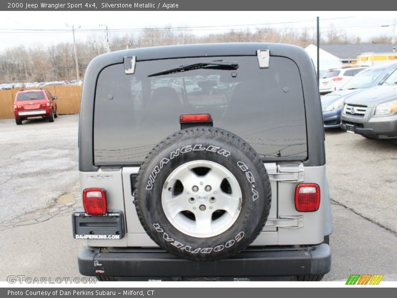 Silverstone Metallic / Agate 2000 Jeep Wrangler Sport 4x4