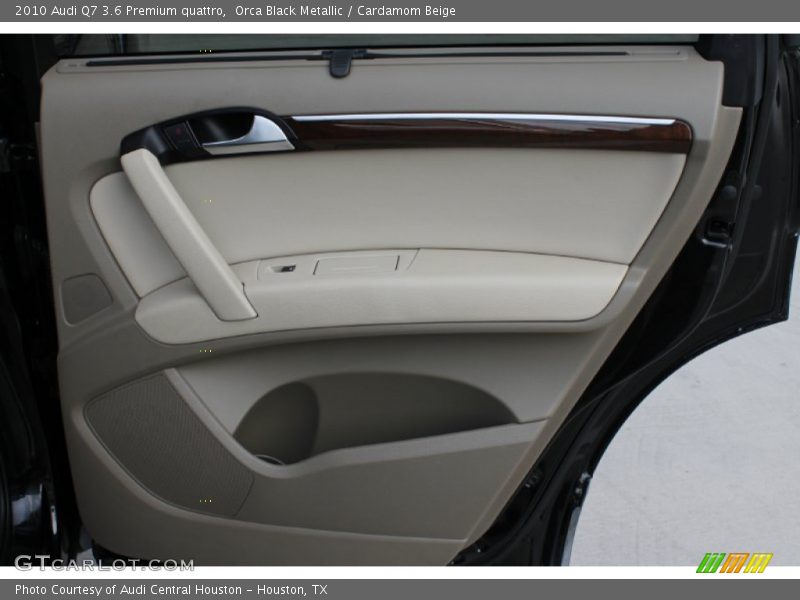 Orca Black Metallic / Cardamom Beige 2010 Audi Q7 3.6 Premium quattro