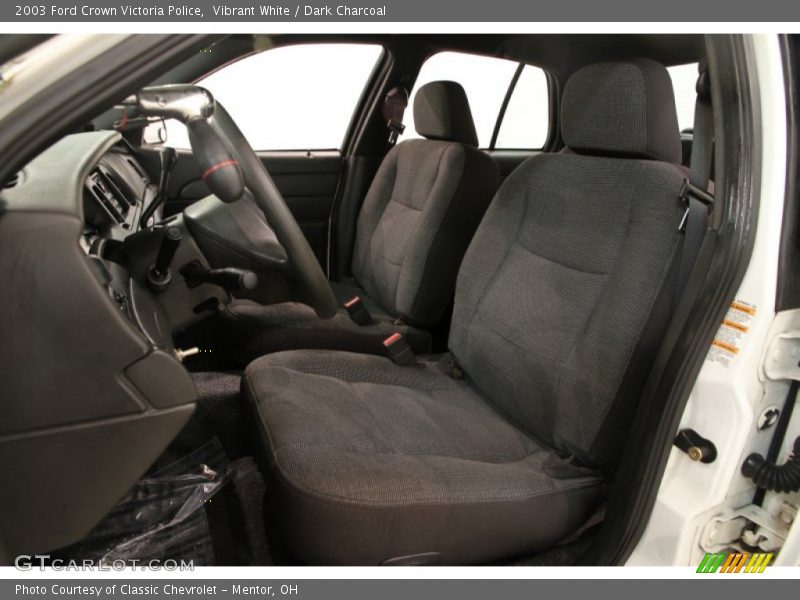 Front Seat of 2003 Crown Victoria Police