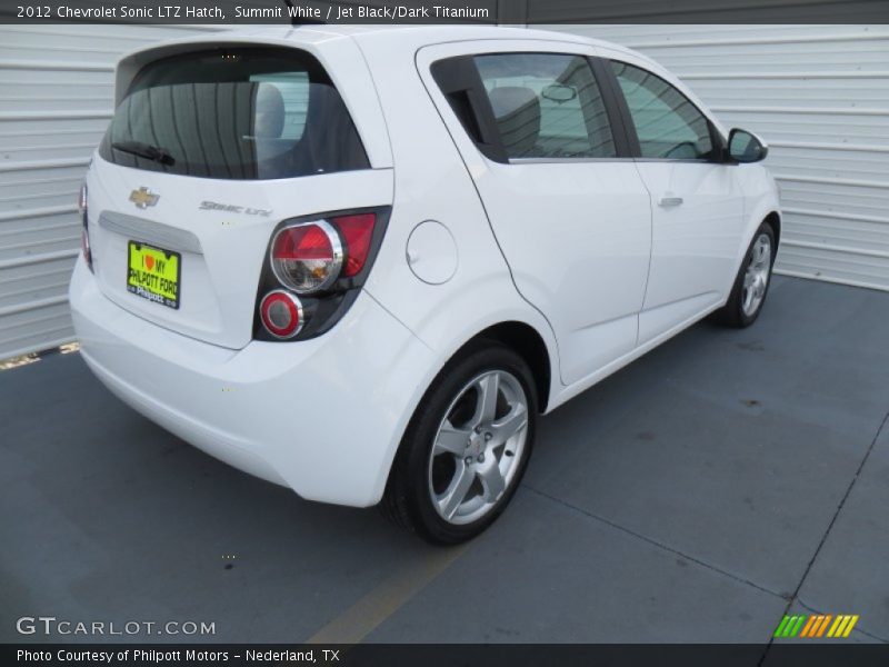 Summit White / Jet Black/Dark Titanium 2012 Chevrolet Sonic LTZ Hatch