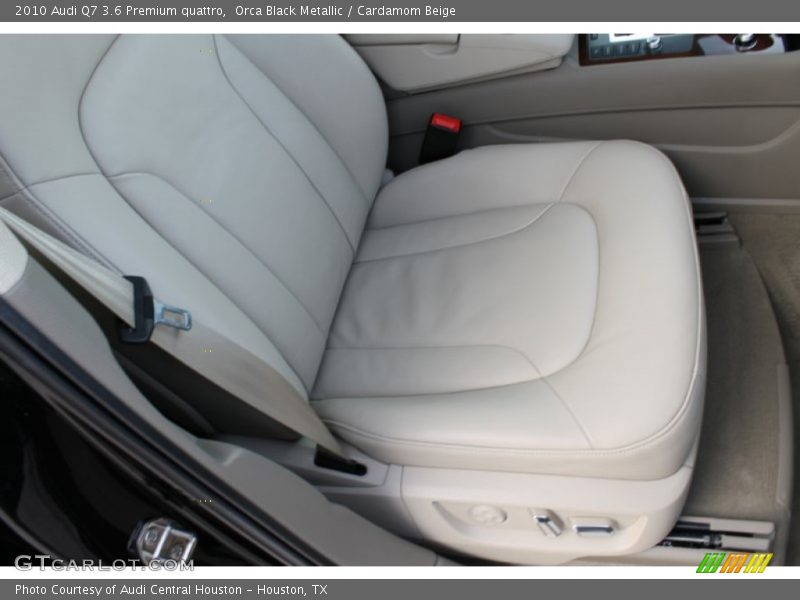 Orca Black Metallic / Cardamom Beige 2010 Audi Q7 3.6 Premium quattro