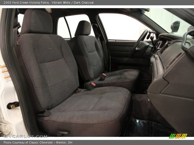 Front Seat of 2003 Crown Victoria Police