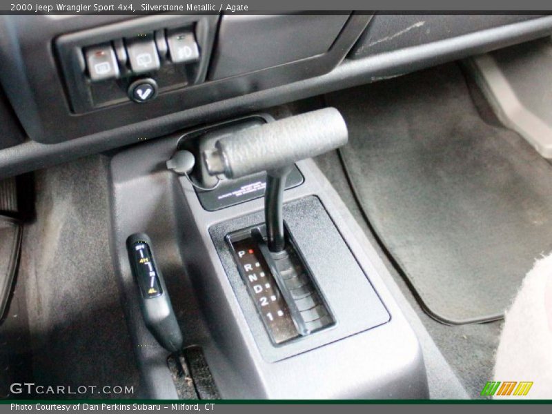 Silverstone Metallic / Agate 2000 Jeep Wrangler Sport 4x4