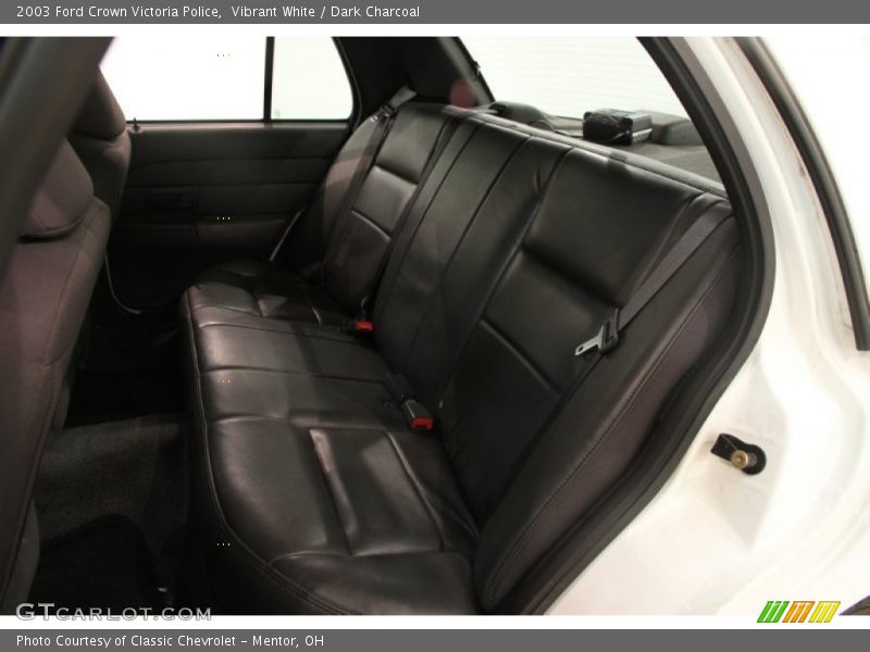 Vibrant White / Dark Charcoal 2003 Ford Crown Victoria Police
