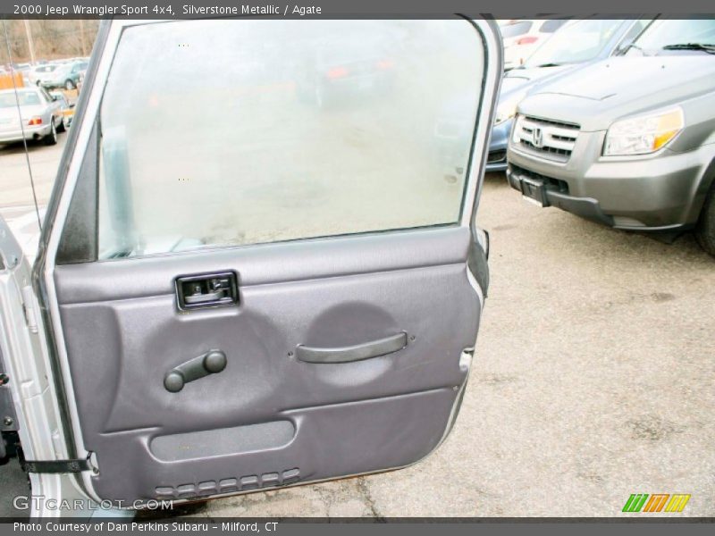 Silverstone Metallic / Agate 2000 Jeep Wrangler Sport 4x4