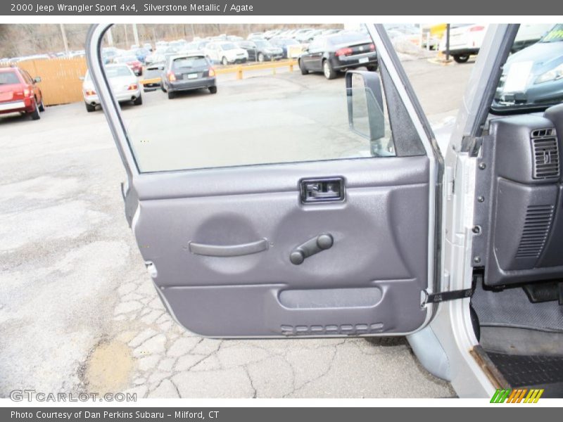 Silverstone Metallic / Agate 2000 Jeep Wrangler Sport 4x4
