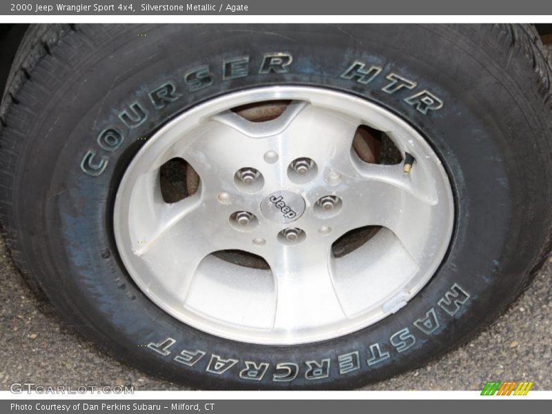 Silverstone Metallic / Agate 2000 Jeep Wrangler Sport 4x4