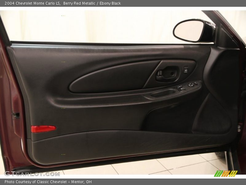 Berry Red Metallic / Ebony Black 2004 Chevrolet Monte Carlo LS