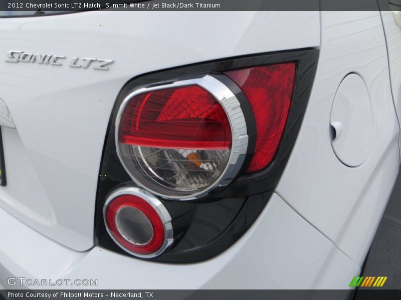 Summit White / Jet Black/Dark Titanium 2012 Chevrolet Sonic LTZ Hatch