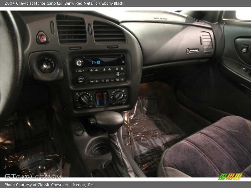 Berry Red Metallic / Ebony Black 2004 Chevrolet Monte Carlo LS