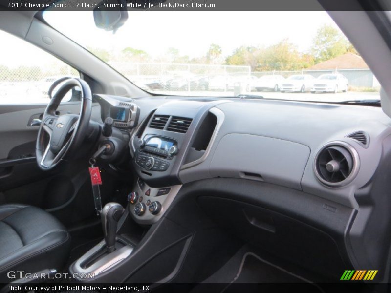 Summit White / Jet Black/Dark Titanium 2012 Chevrolet Sonic LTZ Hatch