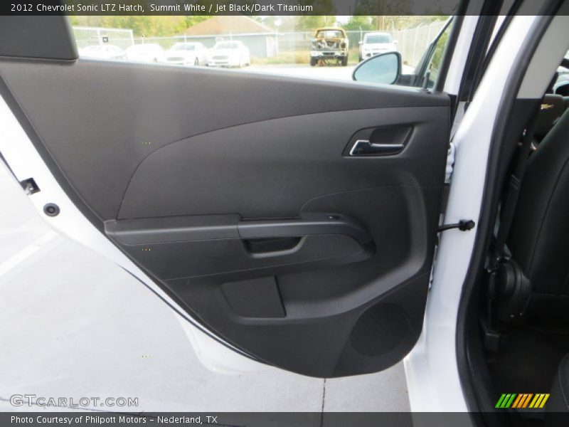 Summit White / Jet Black/Dark Titanium 2012 Chevrolet Sonic LTZ Hatch