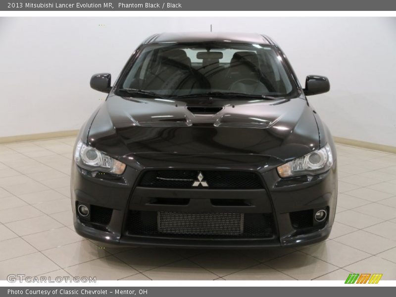 Phantom Black / Black 2013 Mitsubishi Lancer Evolution MR