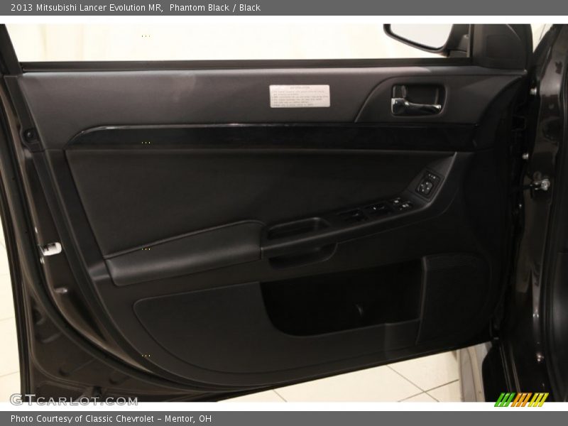 Phantom Black / Black 2013 Mitsubishi Lancer Evolution MR