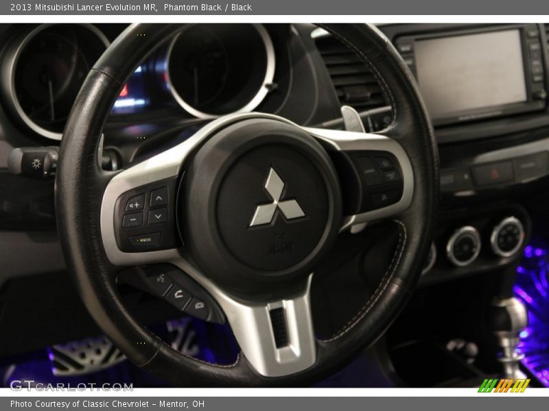 Phantom Black / Black 2013 Mitsubishi Lancer Evolution MR