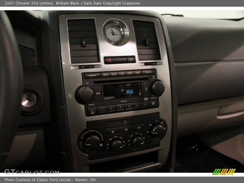 Brilliant Black / Dark Slate Gray/Light Graystone 2007 Chrysler 300 Limited