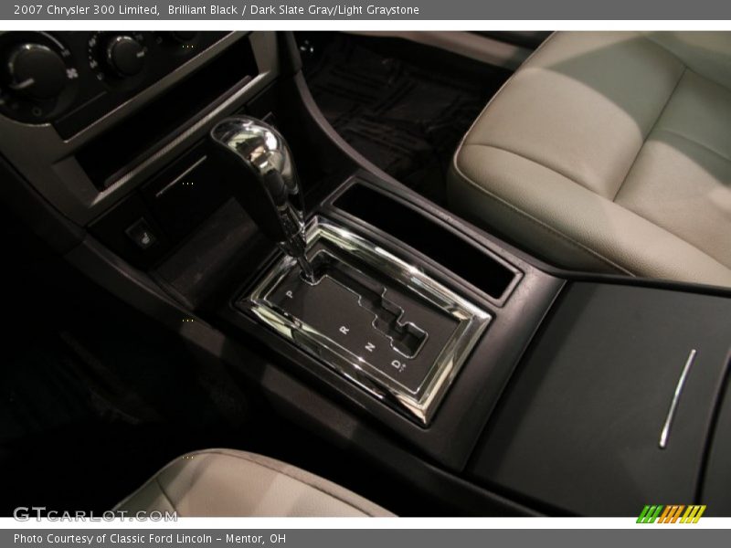 Brilliant Black / Dark Slate Gray/Light Graystone 2007 Chrysler 300 Limited