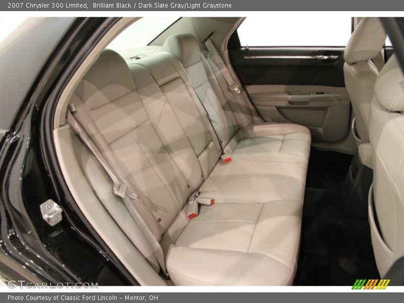 Brilliant Black / Dark Slate Gray/Light Graystone 2007 Chrysler 300 Limited