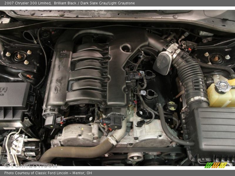 Brilliant Black / Dark Slate Gray/Light Graystone 2007 Chrysler 300 Limited